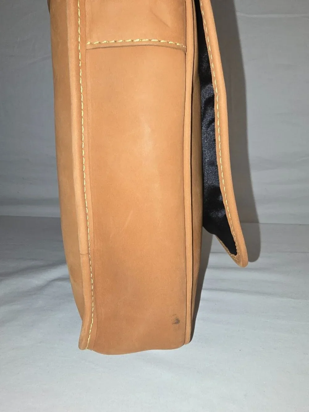 Vtg Mulholland Lariat Leather Convertible Top Handle Crossbody Messenger
